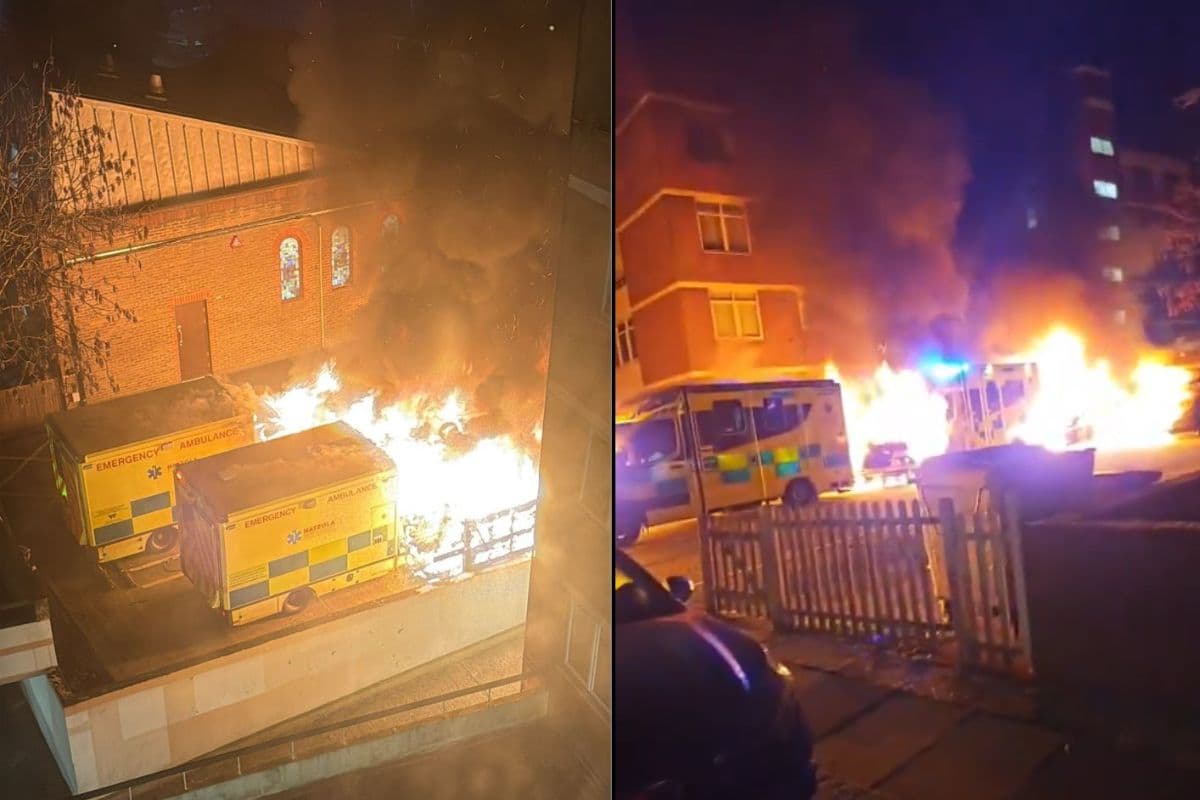 लंदन में यहूदियों के एंबुलेंस में लगाई गई आग, धू-धूकर जला वाहन, पुलिस ने जताई हेट क्राइम की आशंका