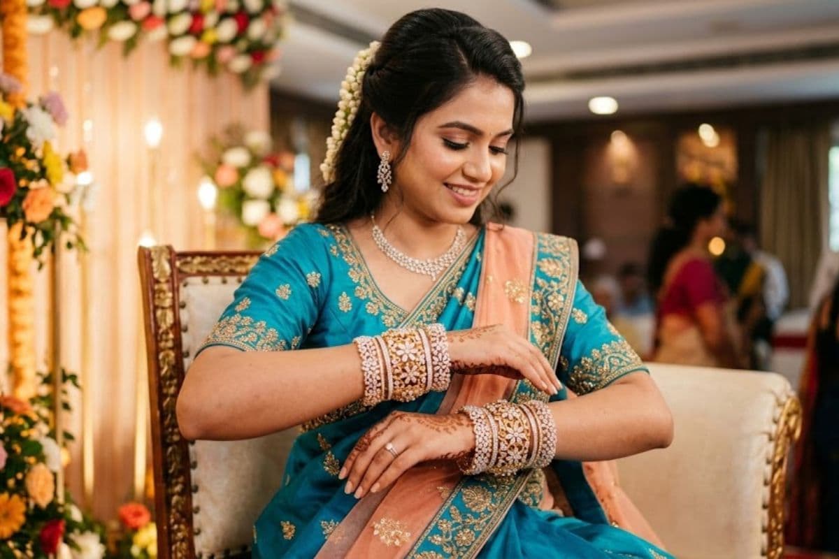 Floral Design Bangles