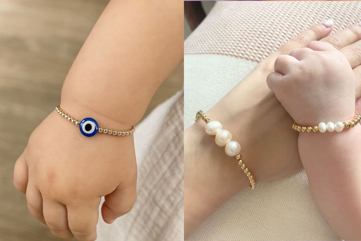 Gemstone and Pearl Bangles