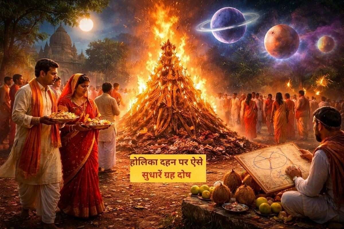 होलिका दहन पर जानें ग्रह दोष शांति के उपाय