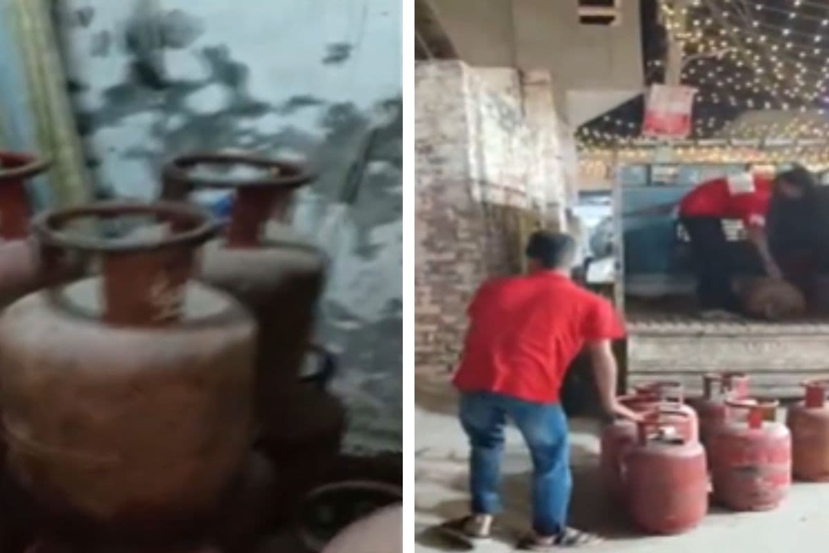 Video: घर में छिपाकर रखे गये थे अवैध LPG सिलेंडर, प्रशासन ने रात में मारा छापा