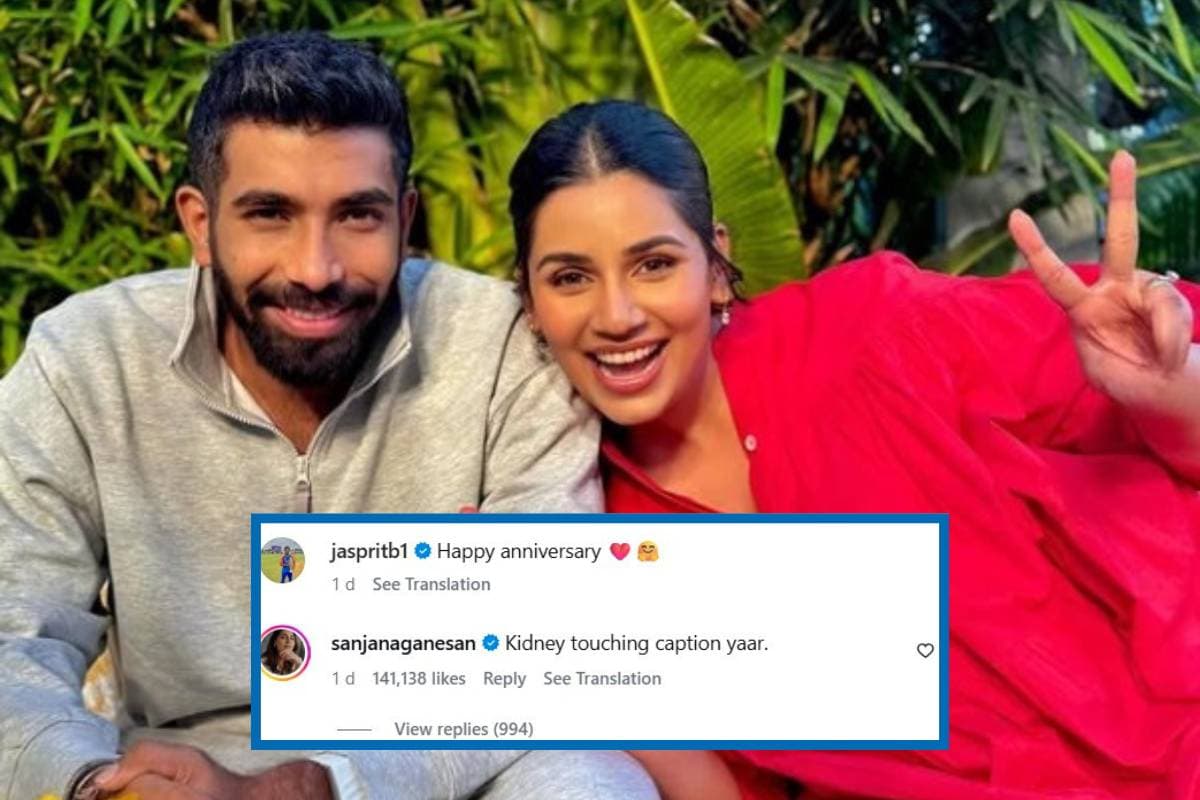Jasprit Bumrah Sanjana Ganesan Viral Comment