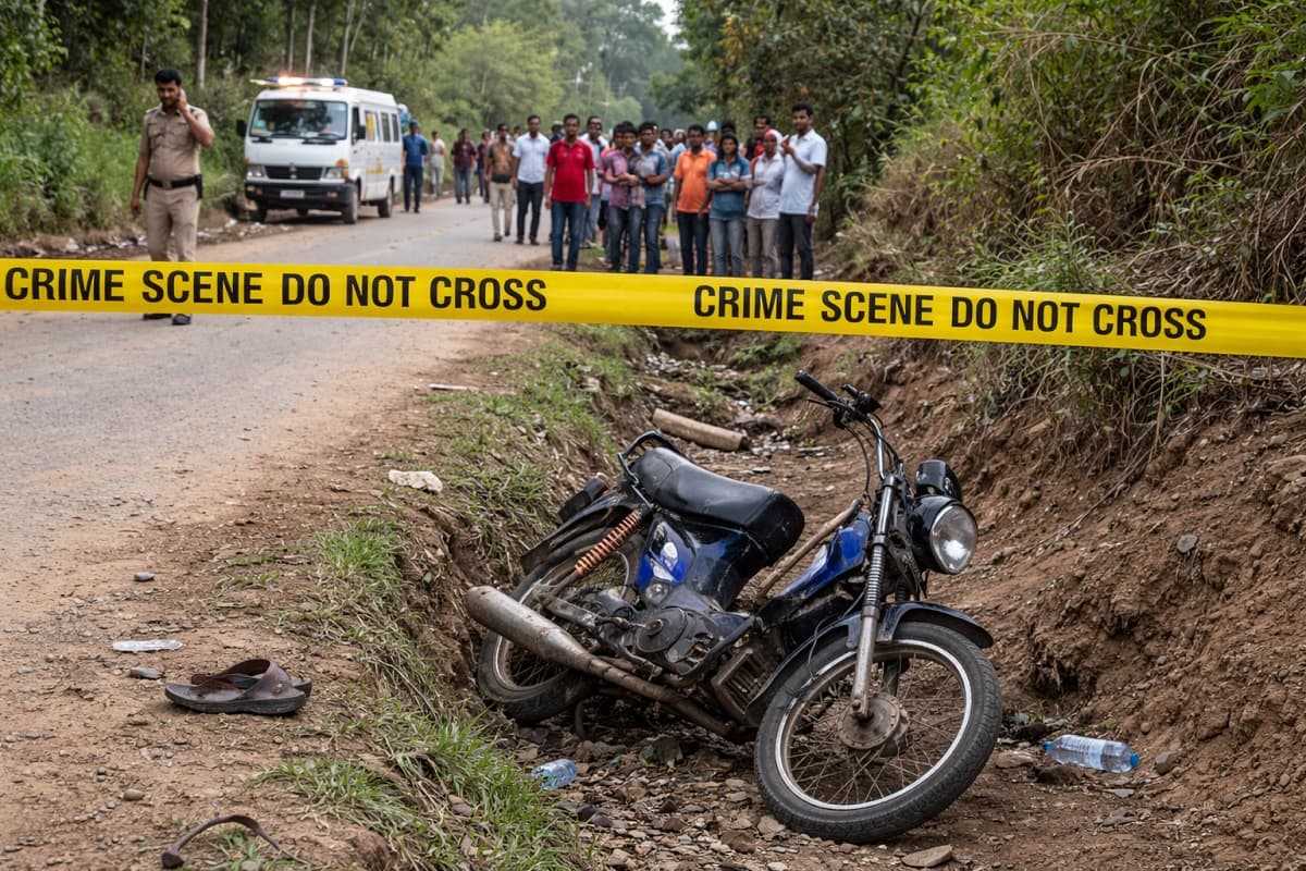 खूंटी के जरिया गढ़ के सड़क हादसे में युवक की मौत, लूना से गांव में घूमते समय हुआ हादसा