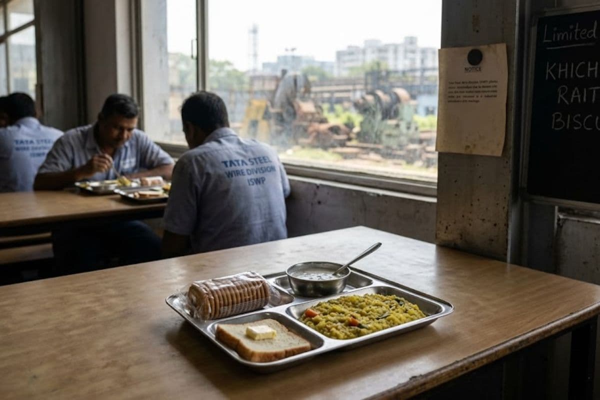 टाटा स्टील वायर डिवीजन में ‘गैस संकट’ का असर अब थाली पर, कैंटीन के मेन्यू में भारी कटौती