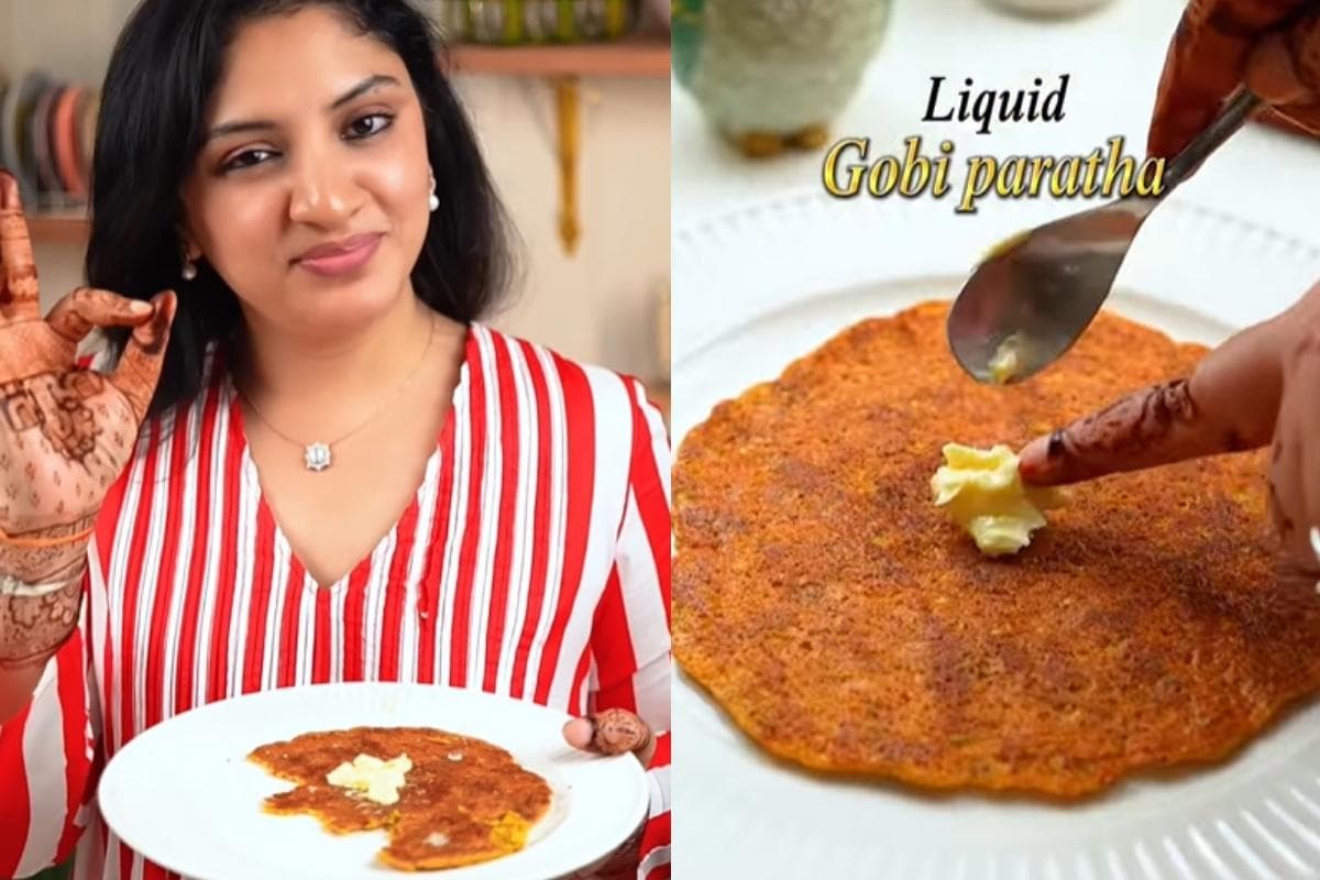 बिना स्टफिंग के बनाएं लिक्विड गोभी पराठा, शेफ अरुणा ने बताई रेसिपी