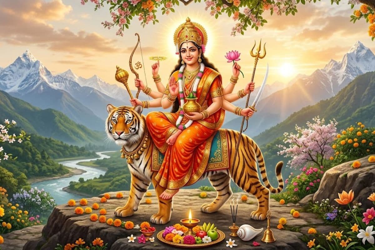 चैत्र नवरात्रि के चौथे दिन ऐसे करें मां कुष्मांडा की पूजा, जानें मंत्र, प्रिय भोग, फूल, रंग, स्वरूप और महत्व