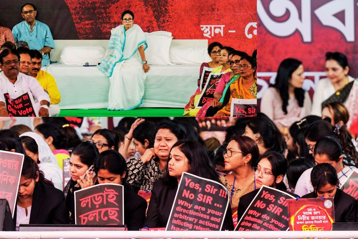 SIR के खिलाफ धरना दे रहीं ममता बनर्जी, क्या होगा 60 लाख मतदाताओं का! चुनाव आयोग भी असमंजस में