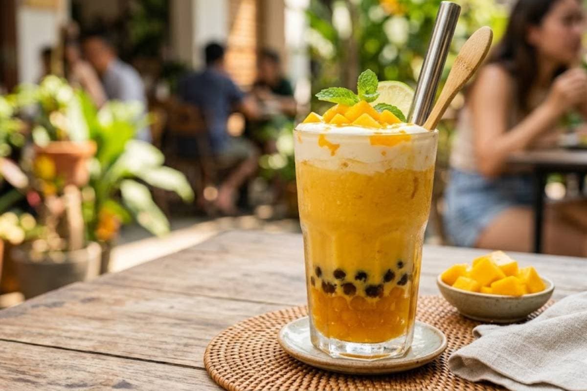 इस मैंगो सीजन घर पर बनाएं यूनिक ड्रिंक – नोट करें मैंगो बोबा ड्रिंक की रेसिपी