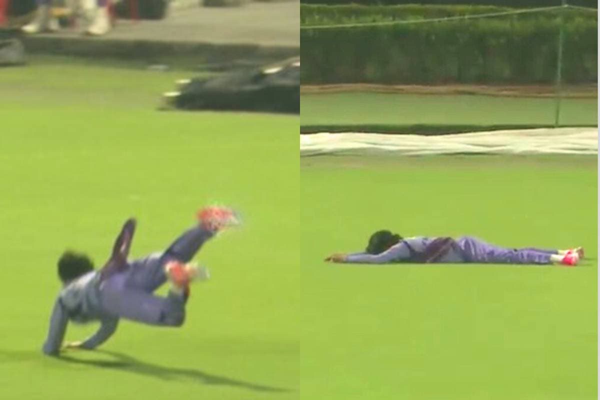 सुपरमैन बने मनीष पांडे! 36 की उम्र में हवा में उड़कर लपका कैमरून ग्रीन का कैच