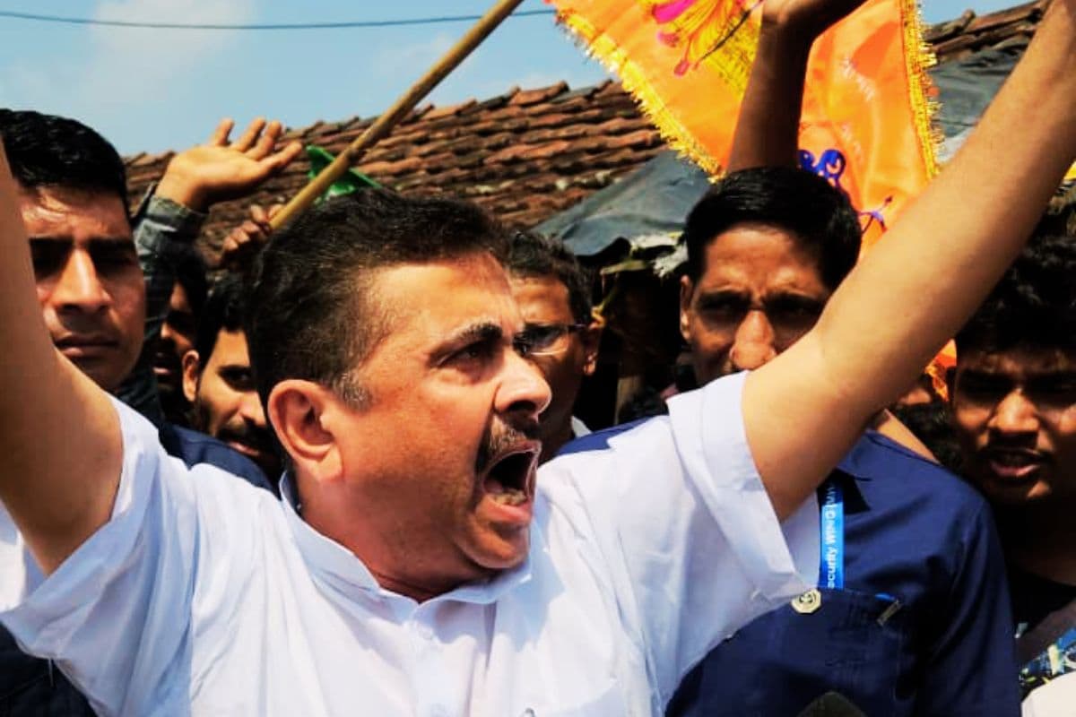 रामनवमी से पहले मूर्ति तोड़े जाने पर बंगाल चुनाव 2026 से पहले बवाल, शुभेंदु अधिकारी का नंदीग्राम में प्रदर्शन