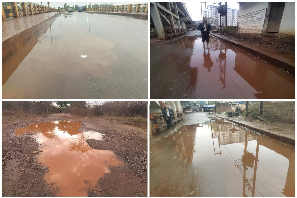 बारिश में खुल गई नोवामुंडी ओवरब्रिज की सफाई की पोल, बजबजाती नालियों से निकल पड़ा पानी