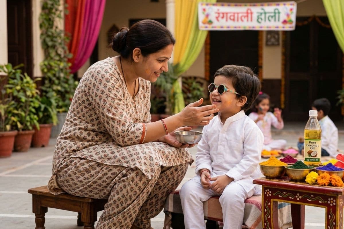 होली पर बच्चों की स्किन और आंखों को रंगों से कैसे बचाएं? जानें बेस्ट सेफ्टी गाइड