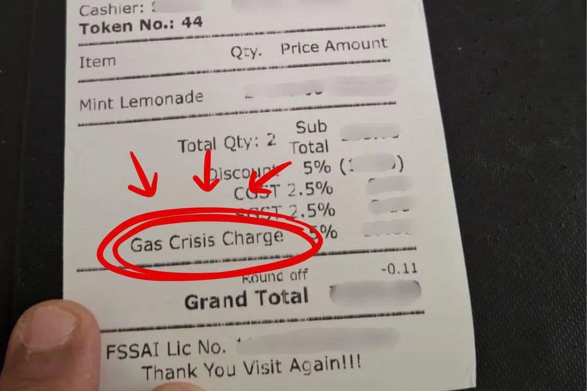 रेस्टोरेंट बिल में एक्स्ट्रा चार्ज दिखे तो तुरंत करें शिकायत, सरकार ने LPG सरचार्ज को बताया अवैध