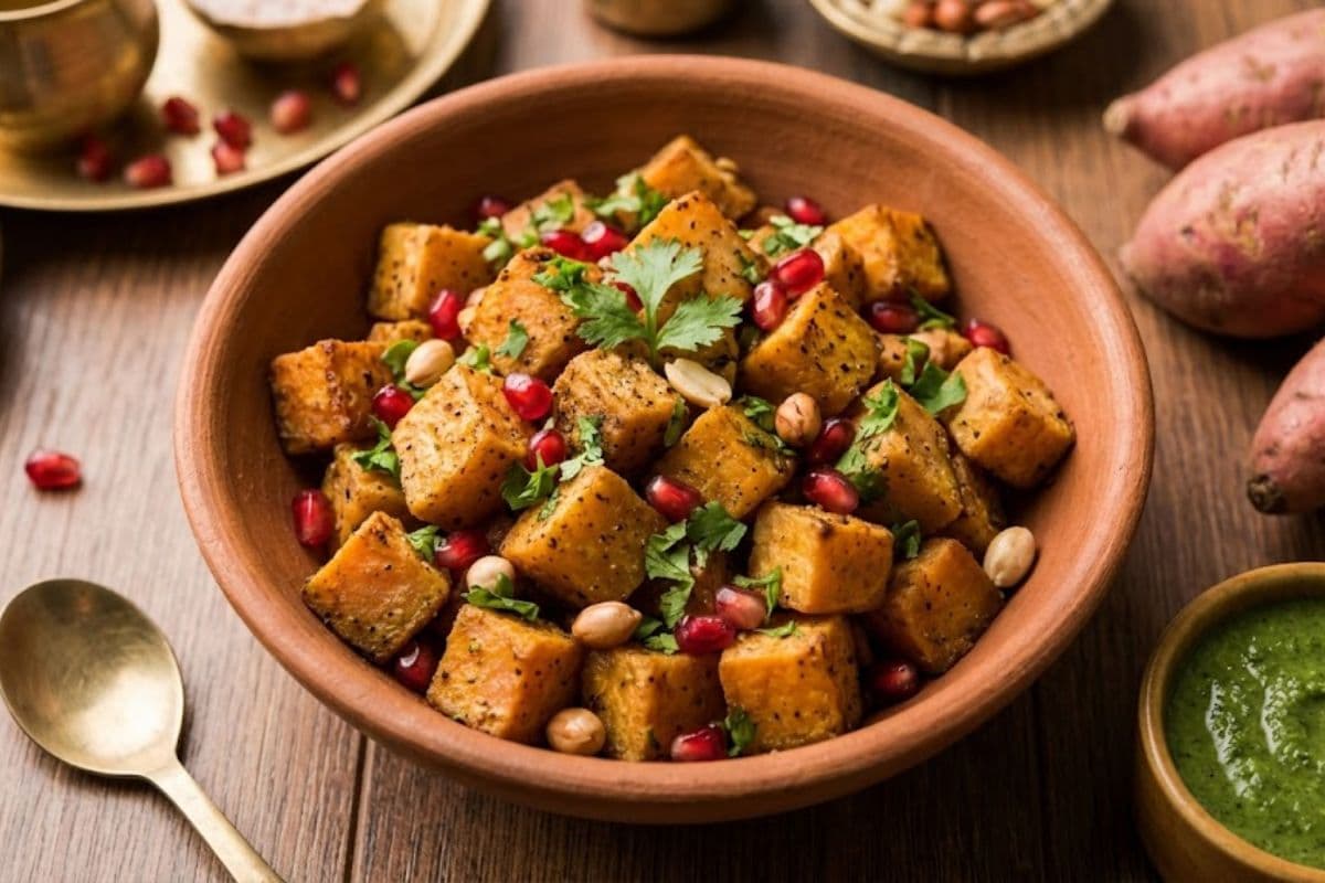 व्रत के लिए परफेक्ट शकरकंद चाट, स्वाद और सेहत दोनों