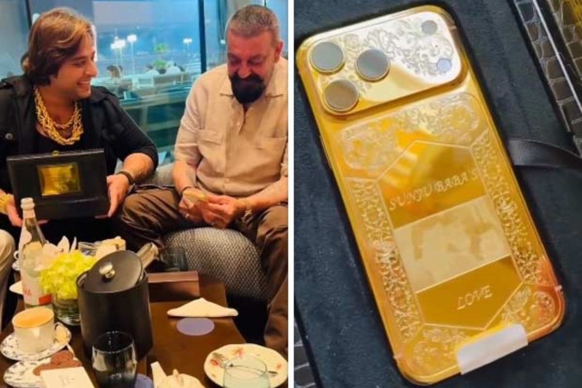 पाकिस्तानी फैन ने ‘संजू बाबा’ को दिया सोने से लिपटा iPhone, गिफ्ट देखकर खिला चेहरा