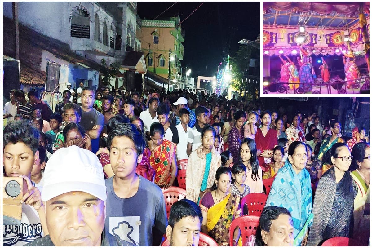 खरसावां में ओड़िया नाट्य कलाकारों का जलवा, दूसरे दिन भी उमड़ी दर्शकों की भारी भीड़