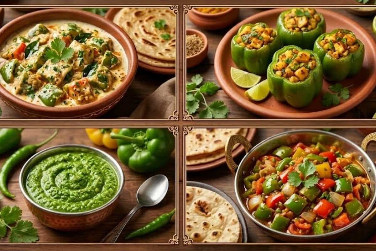 घर पर शिमला मिर्च से तैयार करें ये स्वादिष्ट रेसिपीज