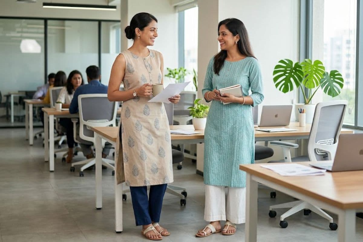 Sleeveless or 3/4-Sleeve Kurti