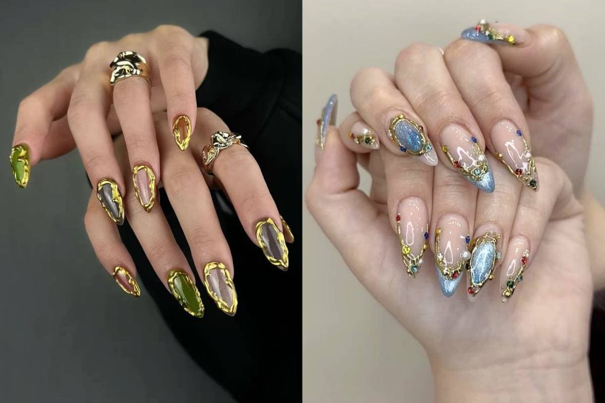 जेम नेल्स के खूबसूरत डिजाइन फैशन वर्ल्ड में कर रहे हैं ट्रेंड, आप भी करें ट्राई