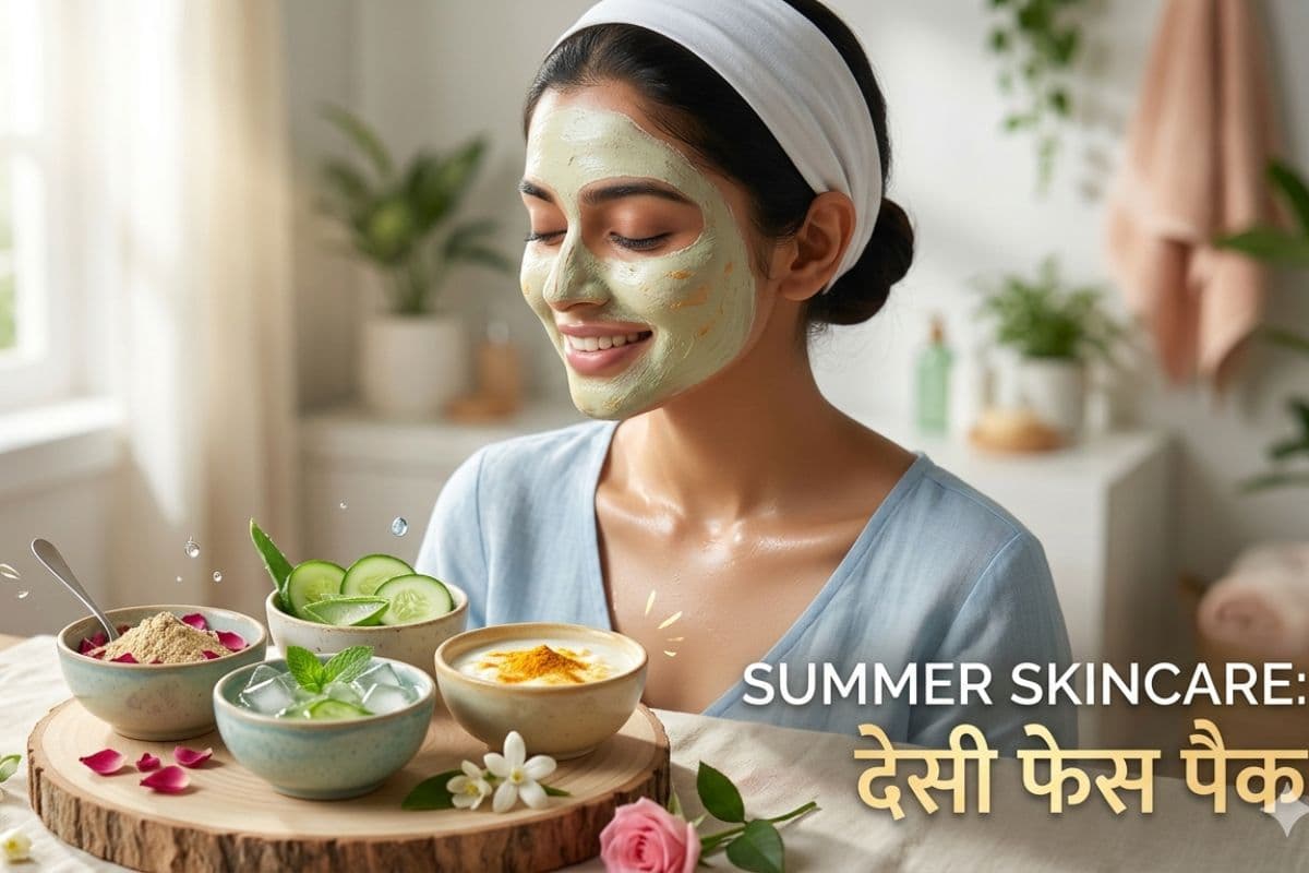 तपती धूप में भी चेहरे को ठंडा और ग्लोइंग रखेंगे ये 3 देसी फेस पैक, आज ही ट्राई करें