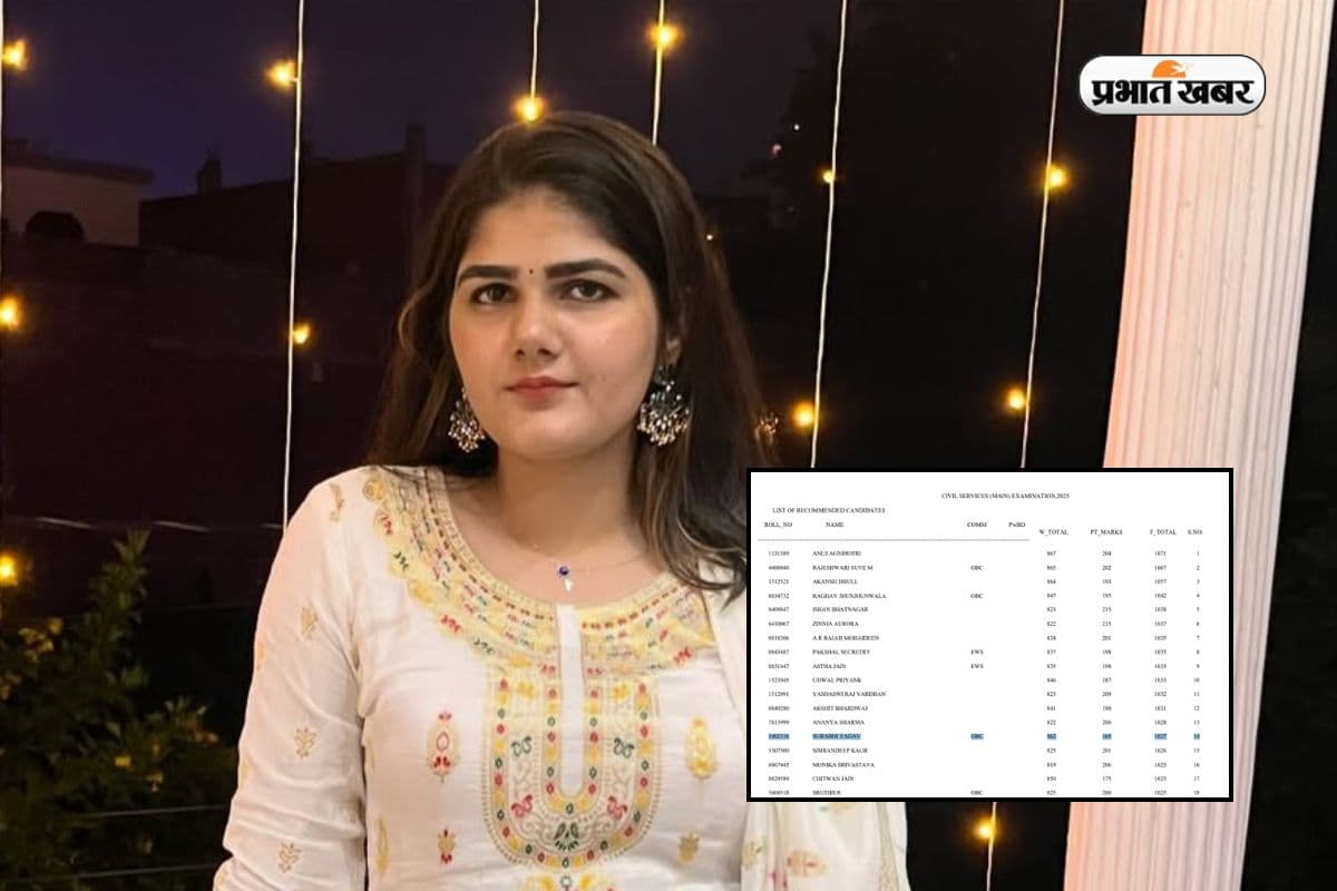 UPSC इंटरव्यू में सबसे पीछे, फिर भी टॉप 20 में नाम, कौन हैं AIR 14 सुरभि यादव