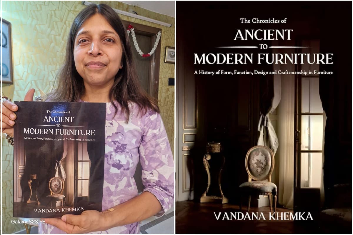 रांची की वंदना खेमका ने फर्नीचर के इतिहास पर लिखीं किताब, इंटीरियर डिजाइन के विद्यार्थियों के लिए उपयोगी