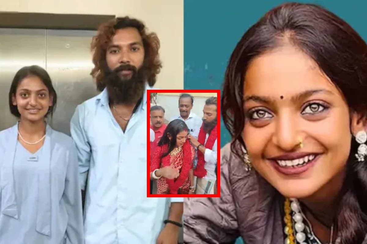 वायरल गर्ल मोनालिसा ने बॉयफ्रेंड फरमान संग की शादी, ‘पति’ के साथ पहुंची थाने