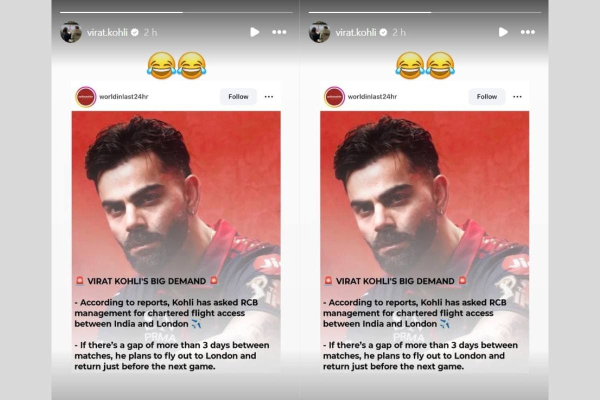 Virat Kohli Instagram Story