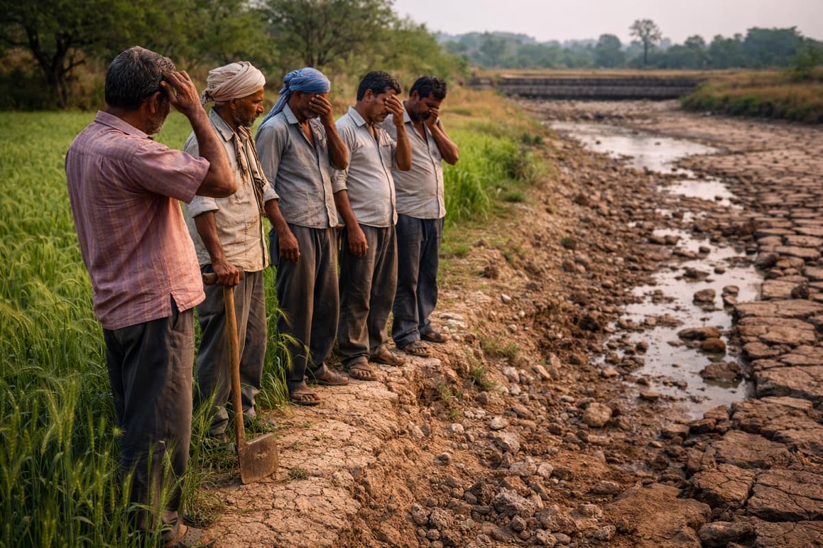 बारिश नहीं होने से झारखंड के गेहूं उत्पादक किसान परेशान, जयनगर में सिंचाई की सुविधा नहीं