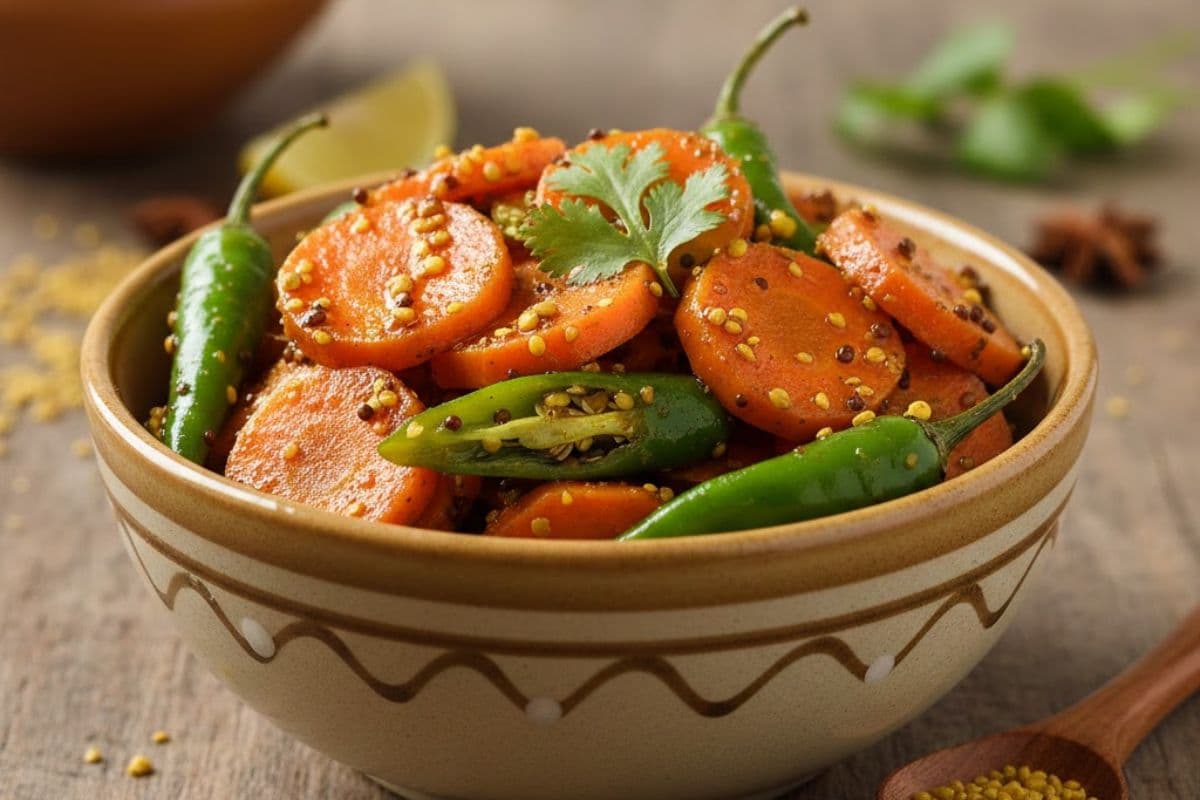 कबिता के किचन से सीखें स्वादिष्ट गाजर-हरी मिर्च का झटपट अचार रेसिपी