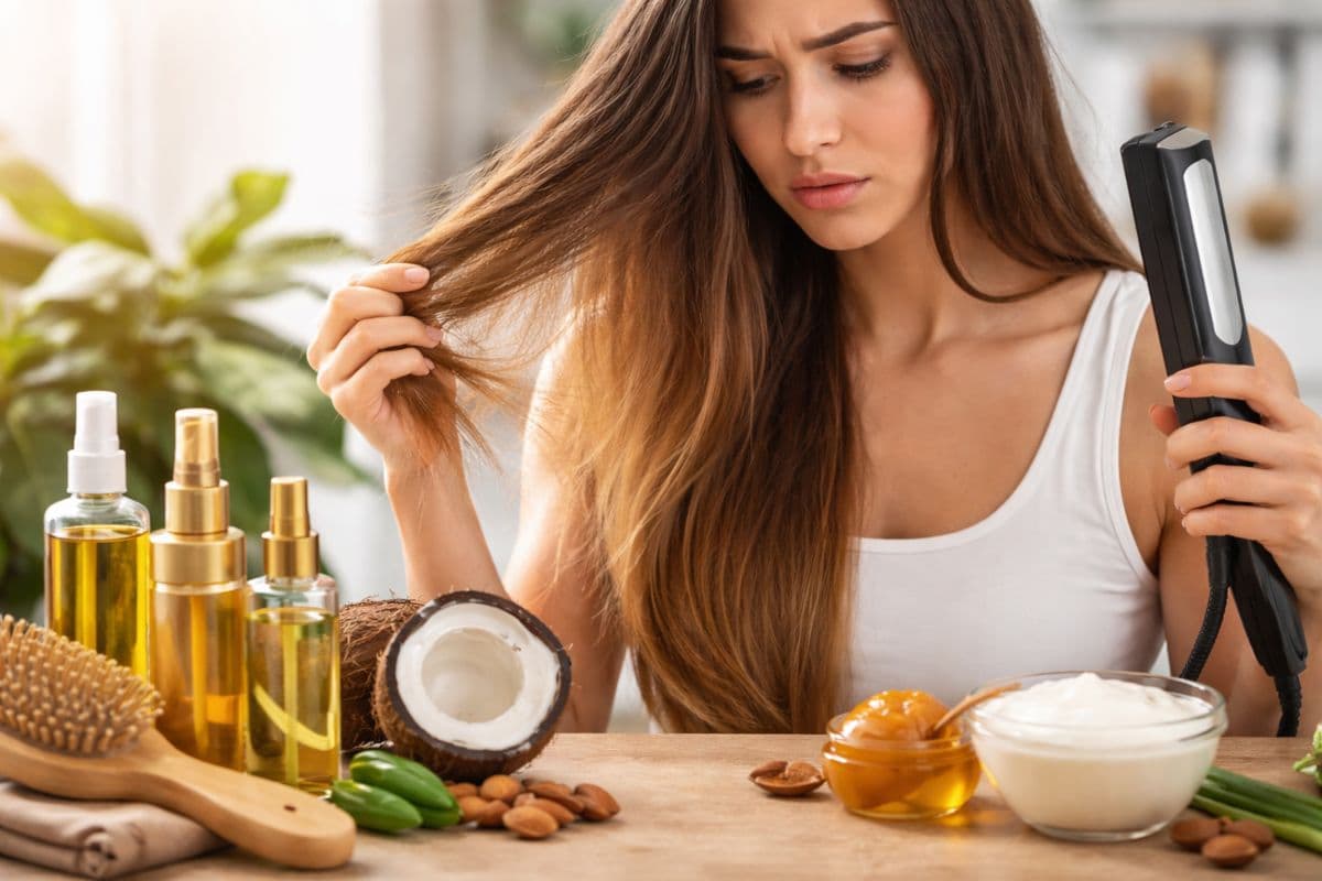 हीट स्टाइलिंग ने कर दिया है बालों का बुरा हाल? इन आसान तरीकों से पाएं पुरानी शाइन और मजबूती वापस