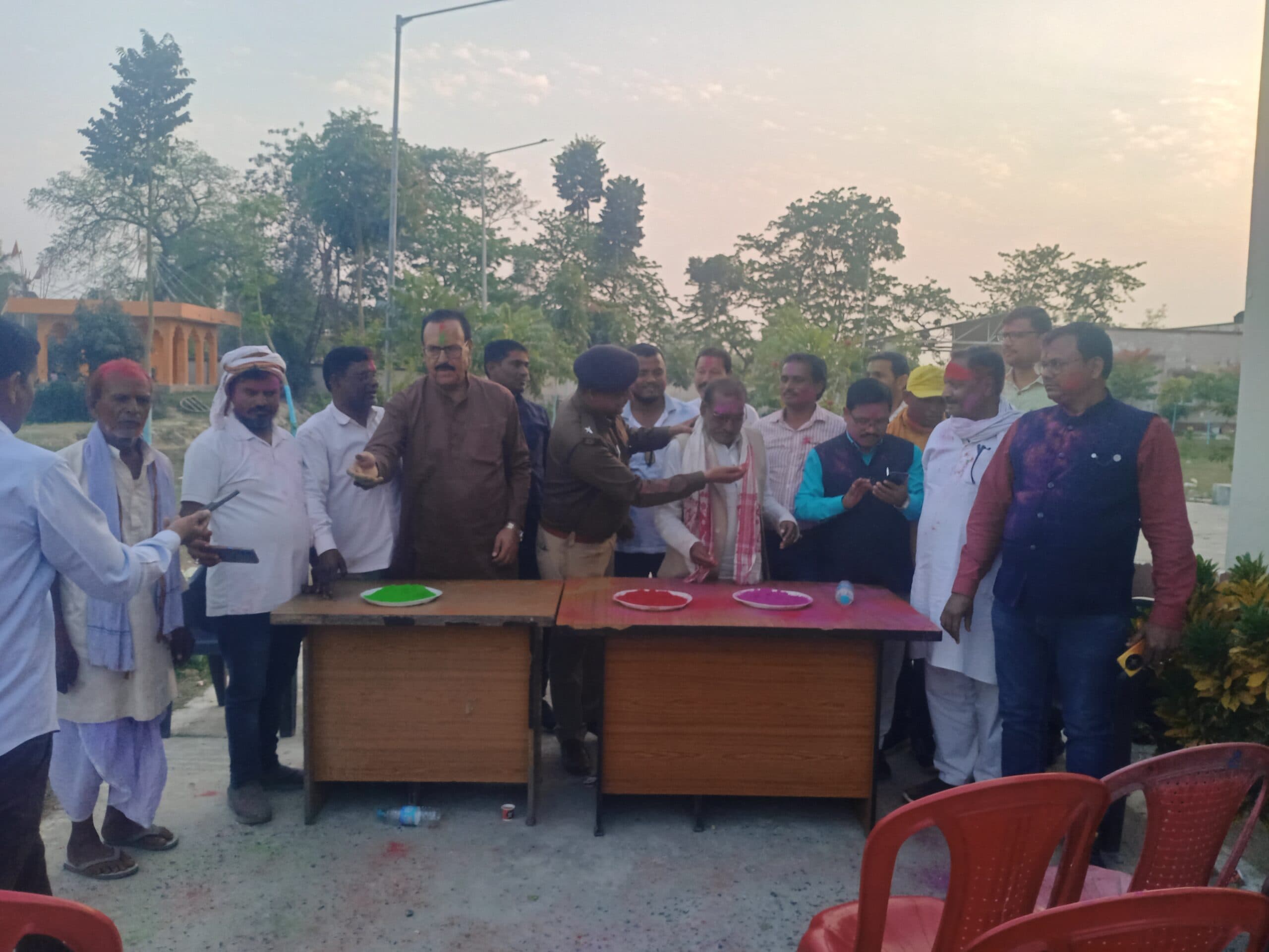 होली मिलन समारोह का किया गया आयोजन
