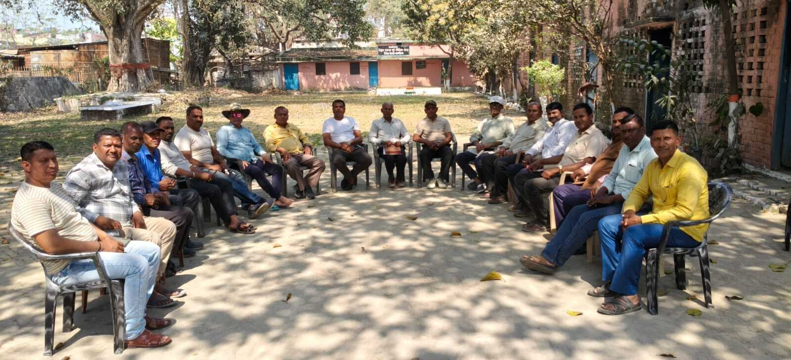 होली की तैयारी को लेकर पूर्व सैनिकों की हुई बैठक