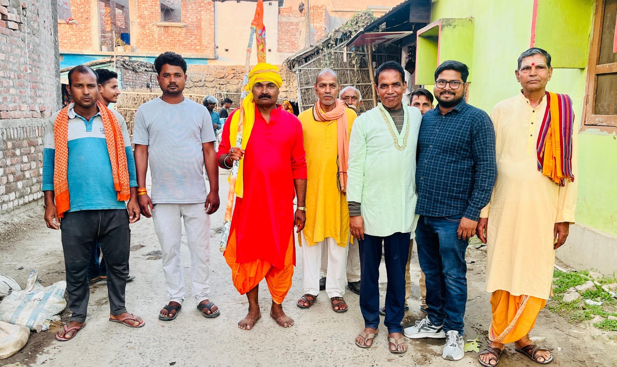 नौ दिवसीय देवी भागवत सह राम कथा का हुआ शुभारंभ