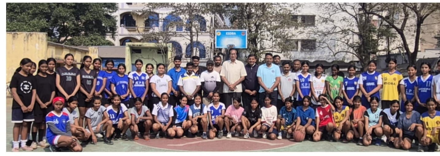 Selection trial for East singhbhum basketball team : जिला बास्केटबॉल टीम के ट्रायल में 200 खिलाड़ी हुए शामिल