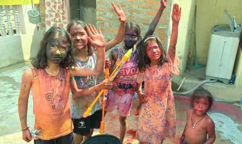 महागामा में उत्साह और उमंग के साथ मनाया गया होली पर्व