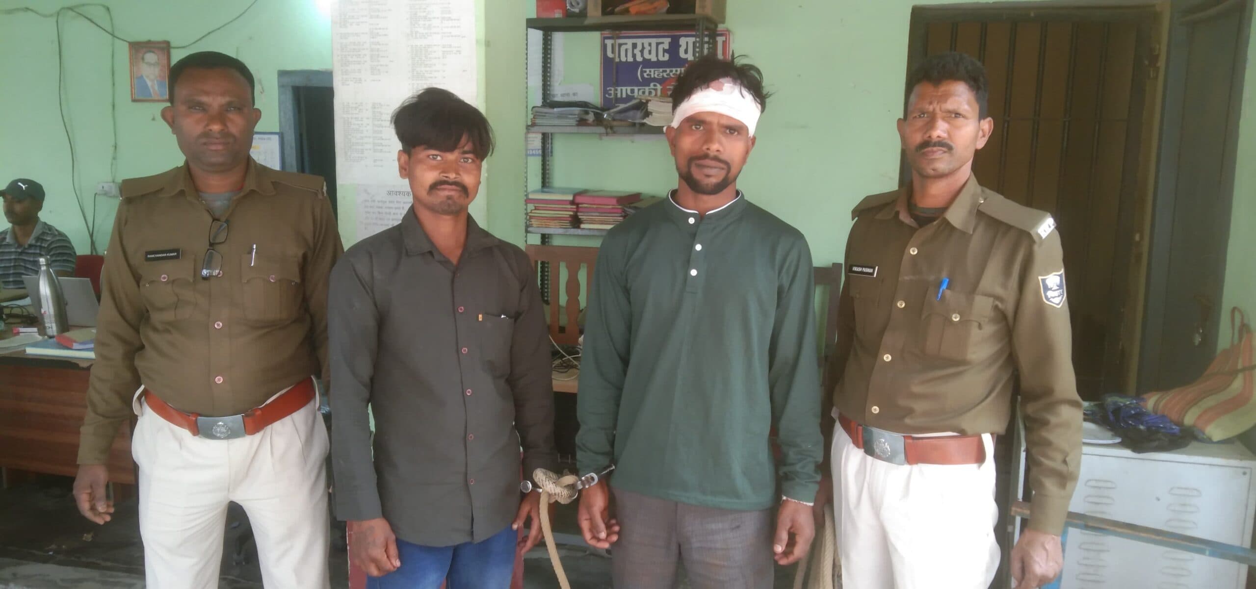 जानलेवा हमला कर जख्मी करने के मामले में दो गिरफ्तार