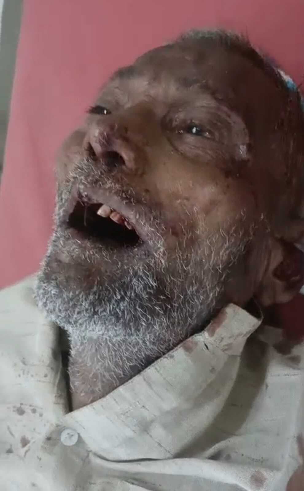 बाइक के धक्के से अज्ञात वृद्ध की मौत