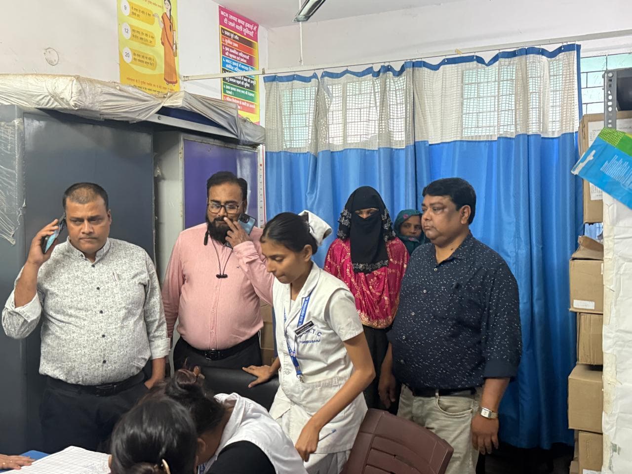 शिविर में 57 गर्भवती महिलाओं के स्वास्थ्य की हुई जांच