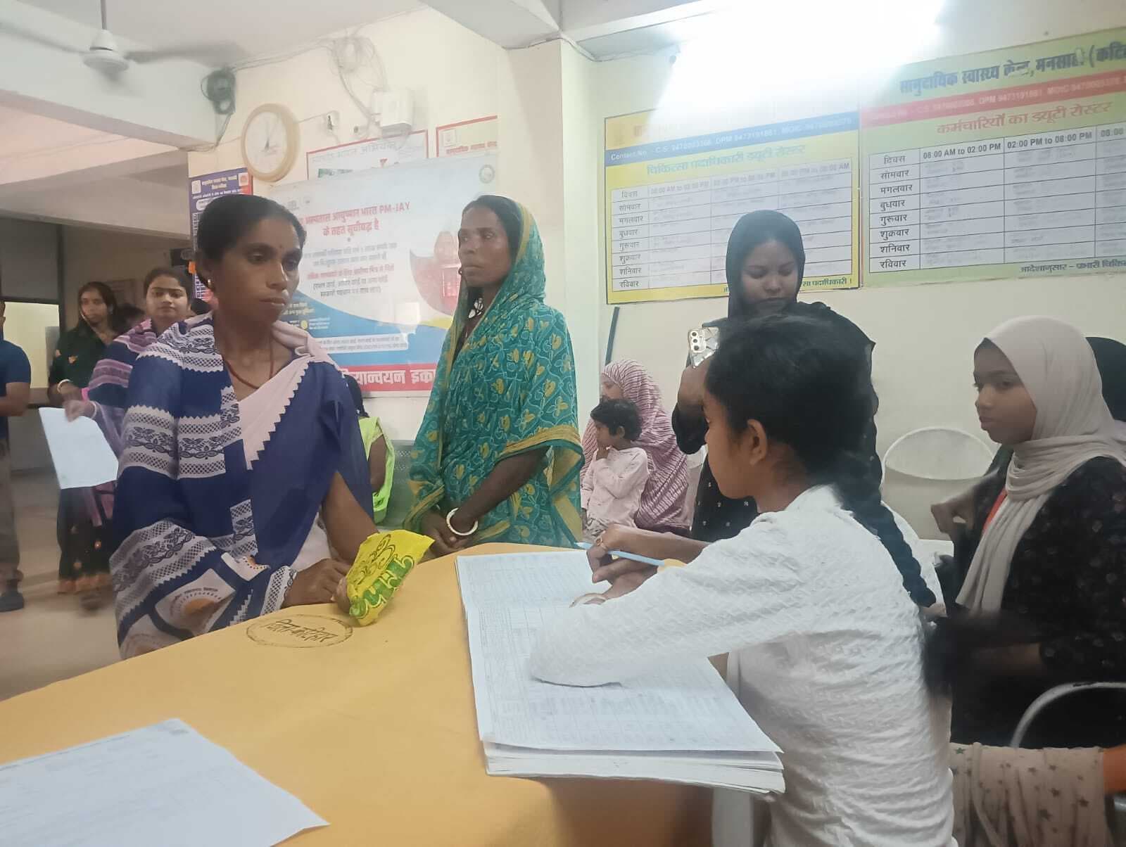 प्रसव पूर्व 62 गर्भवती महिलाओं की हुई जांच