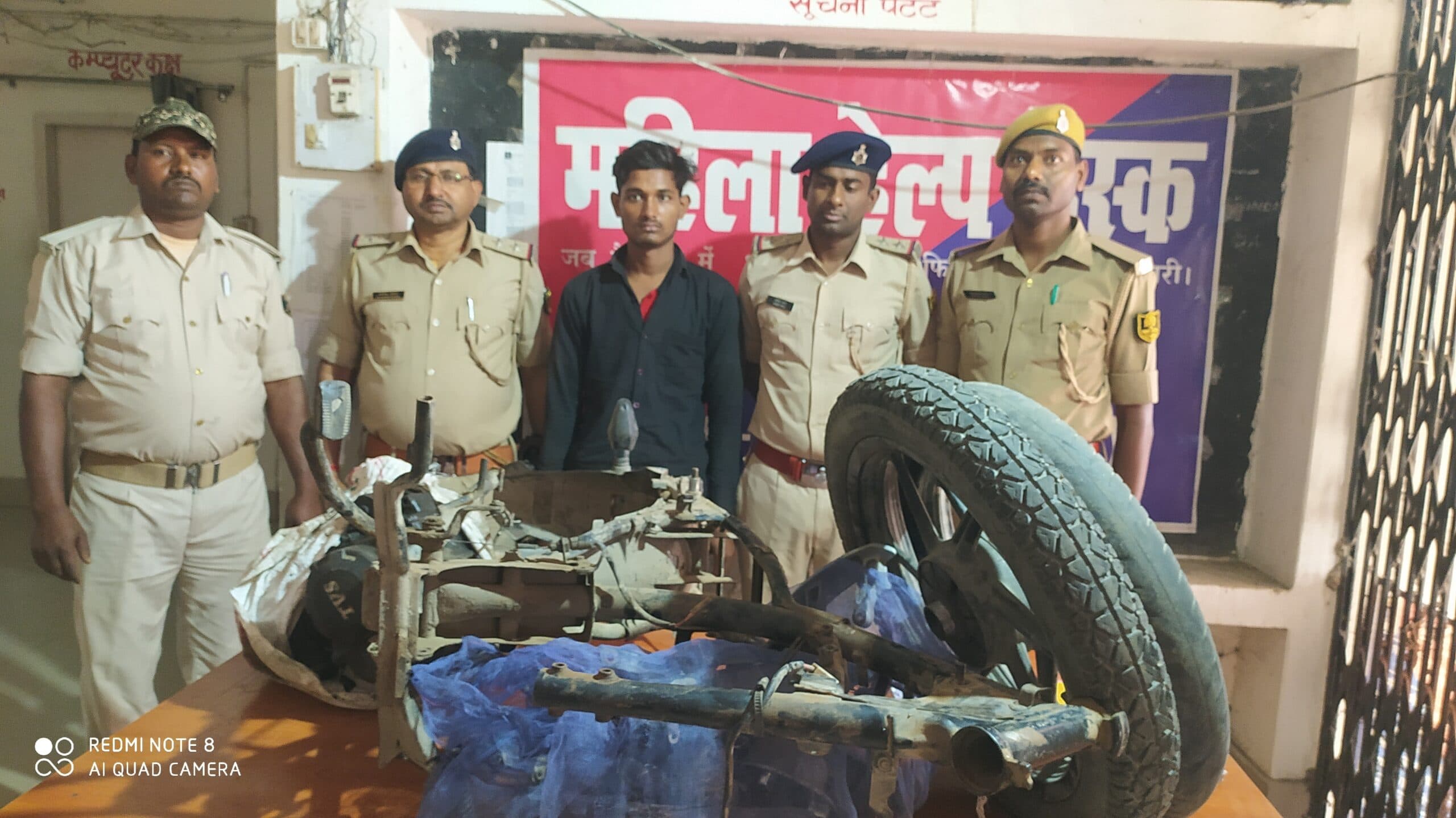 बाइक चोरी मामले में युवक गिरफ्तार