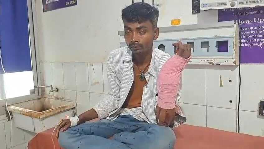 आइसक्रीम बेच रहे युवक पर तलवार से हमला, रेफर