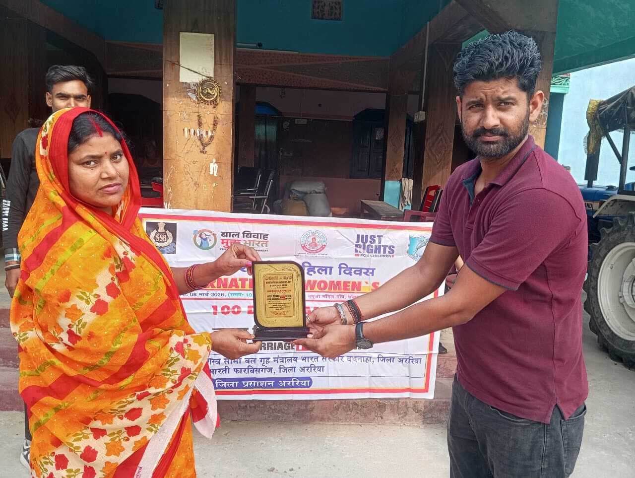 सिकटीया व जागीर परासी हुआ बाल विवाह मुक्त पंचायत