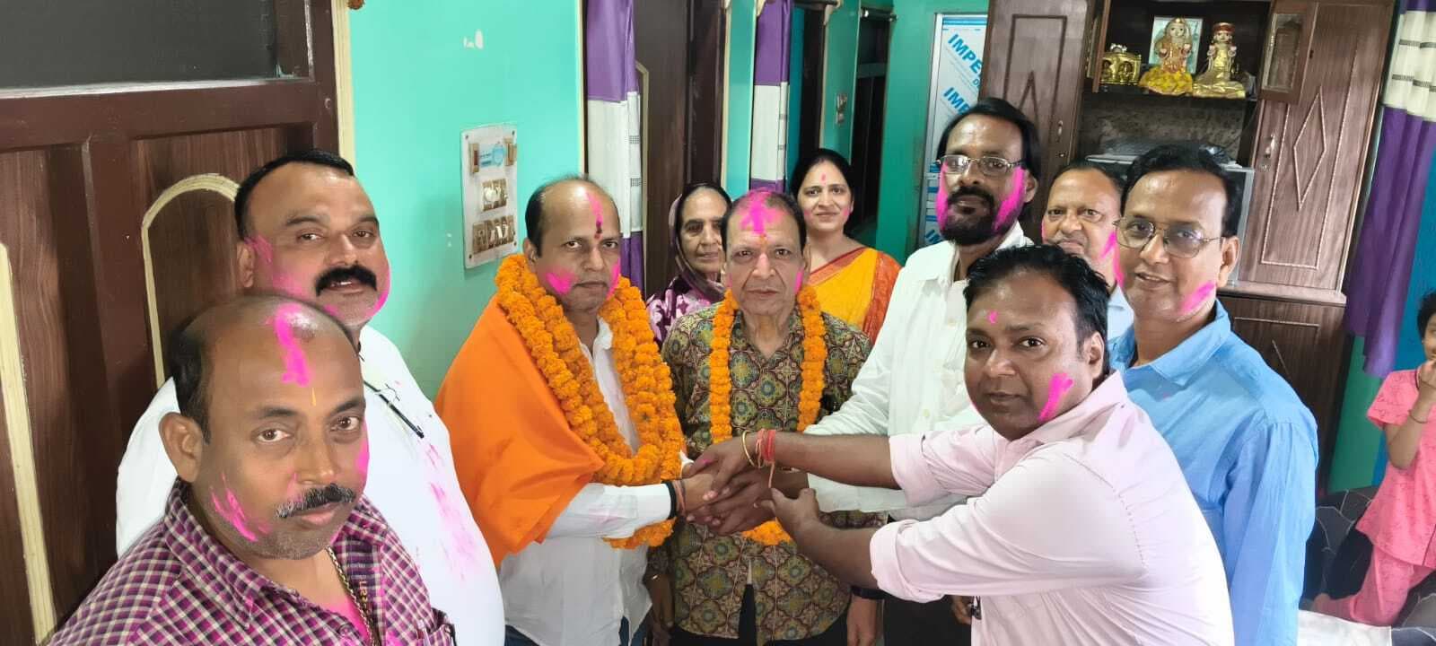 श्याम भक्त मंडल ने जदयू जिलाध्यक्ष का किया स्वागत