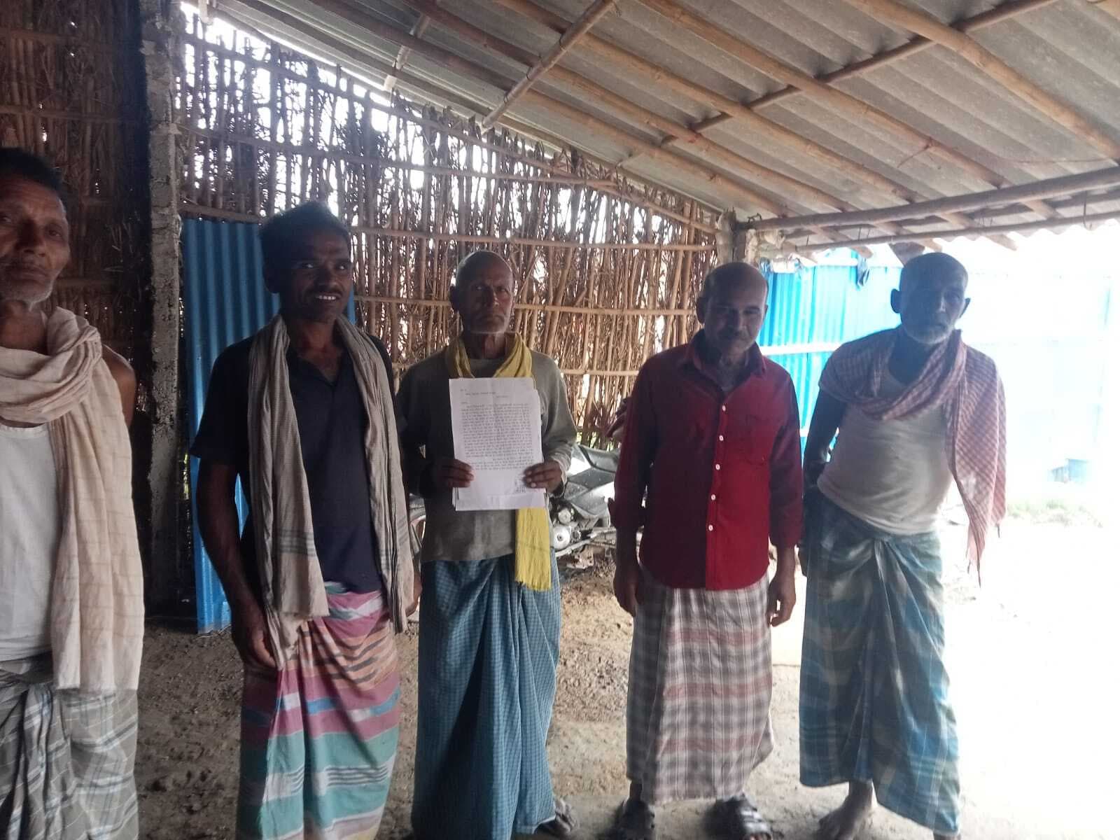 तैयार फसल की सुरक्षित कटनी के लिए मनिहारी पुलिस से गुहार