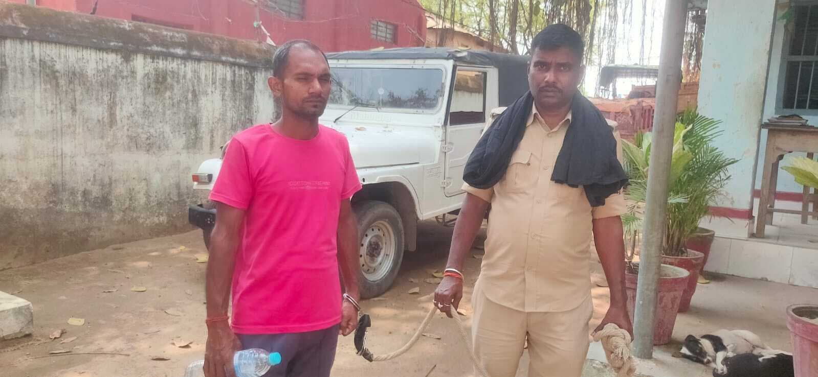 शंभुगंज में गिरफ्तार एनबीडब्ल्यू वारंटी को भेजा जेल