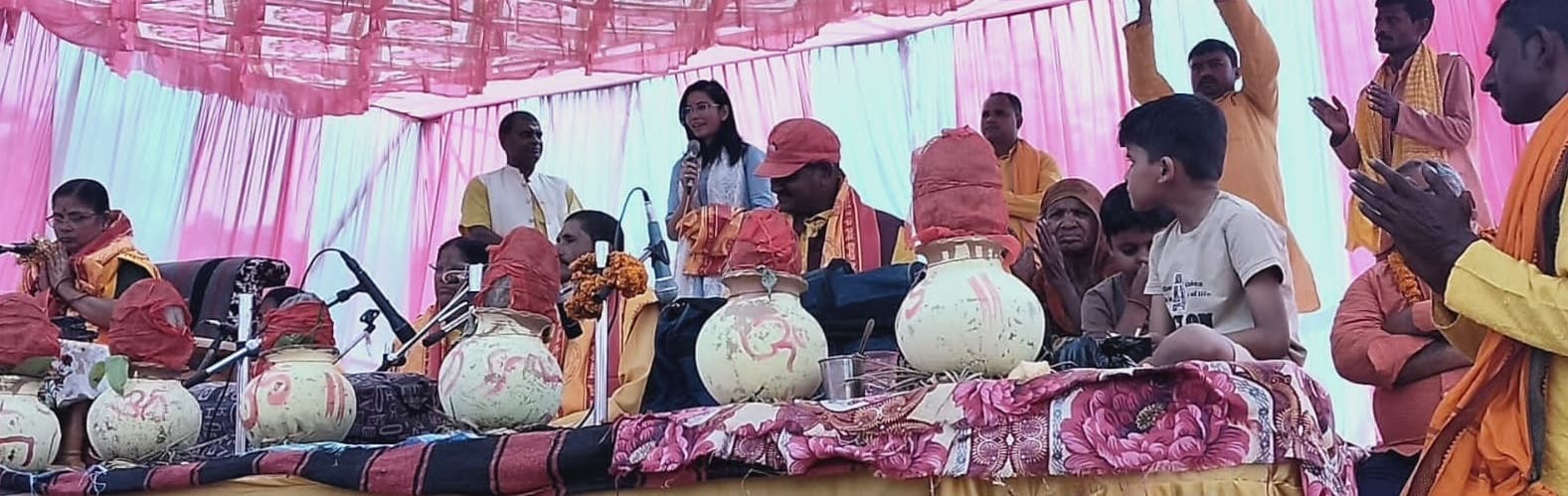 तीन दिवसीय सरस्वती गायत्री महायज्ञ सह संस्कार समारोह का हुआ समापन