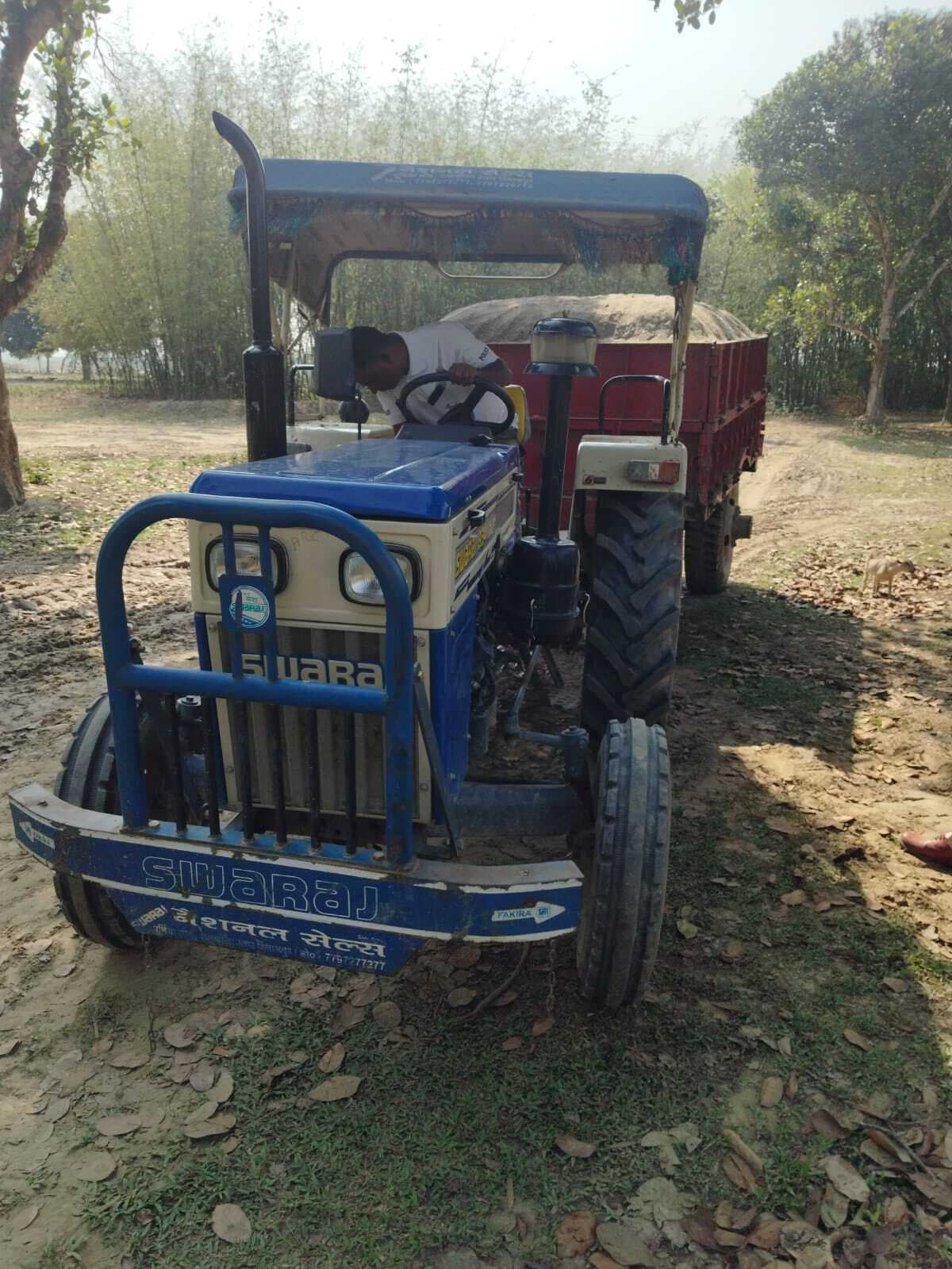 काला सिंघिया डोक नदी घाट पर छापेमारी, तीन ट्रैक्टर जब्त