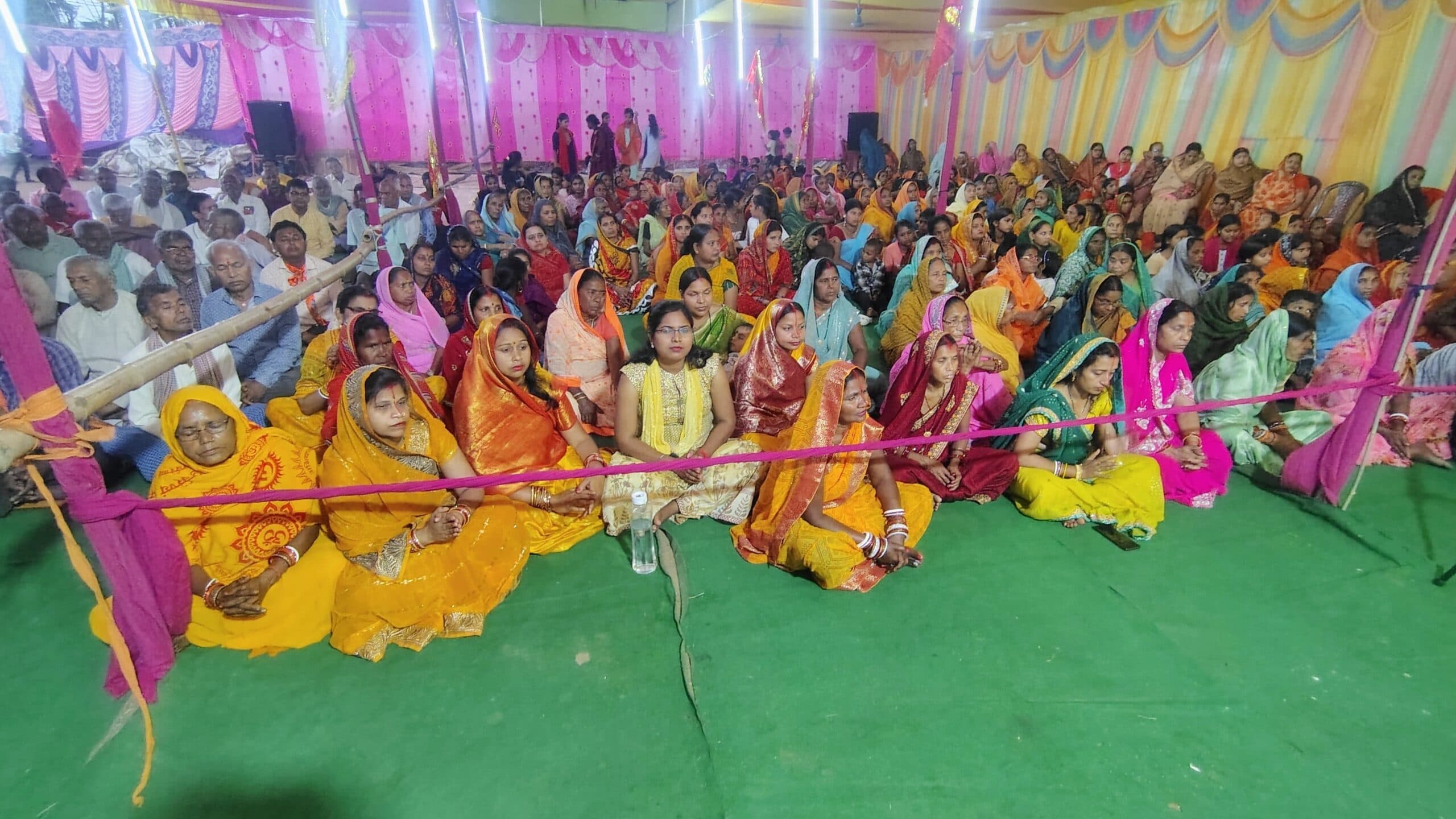 चौधरी टोला में श्रीमद्भागवत कथा का हवन और भंडारे के साथ समापन