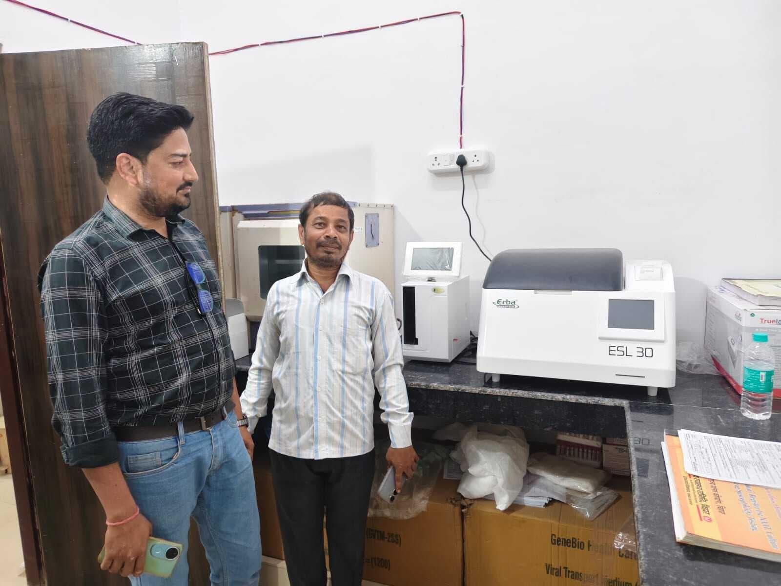 चकाई रेफरल अस्पताल में ईएसआर जांच शुरू, मरीजों को मिलेगी राहत